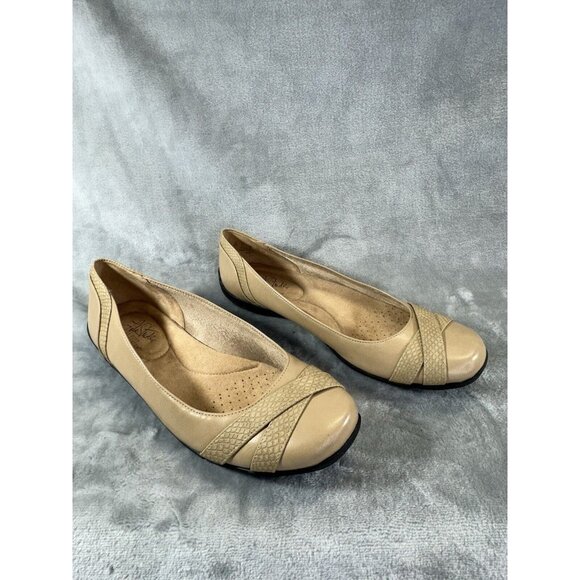 Life Stride womens shoes 9M beige soft system comfort slip on - Picture 13 of 16